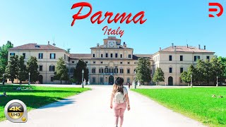 Parma - Italy | Walking Tour of The City of Italy's Parma Ham, Cheese & Milk | 4K - [UHD]