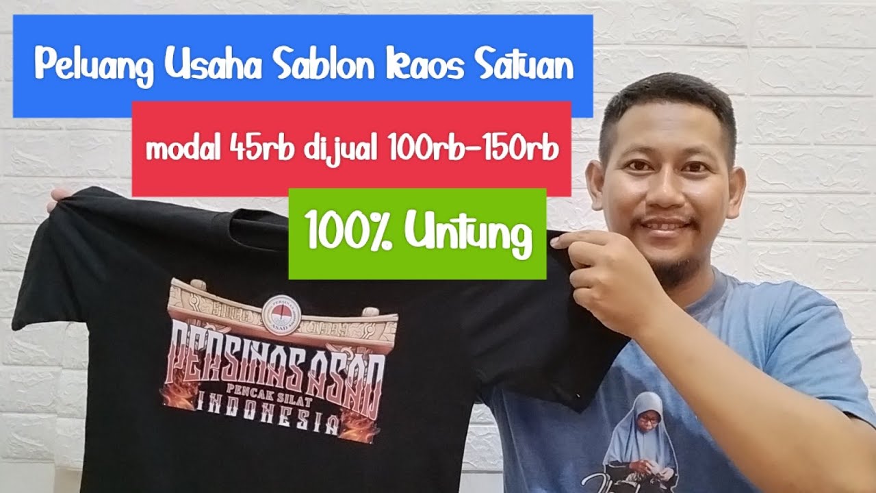 Usaha Sablon DTF Custom Satuan 