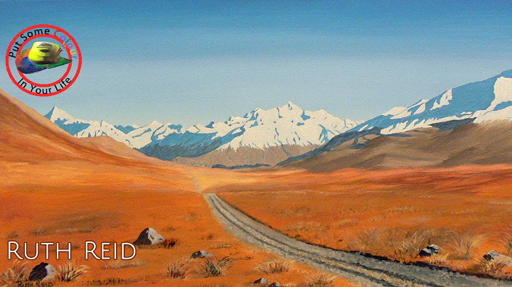Acrylic painting techniques and tutorial with Ruth...