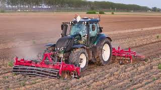 Preparing Seedbed | Valtra T234 + Steketee Seedbed Combination | Land klaarleggen