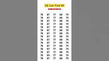 Can You Spot the Number 89 in Just 5 Seconds? #start_quiz