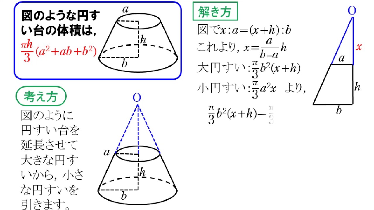 台形 の 体積