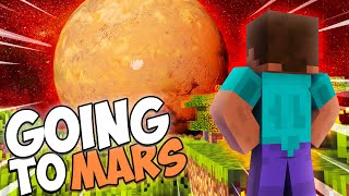 TRAVELLING TO MARS in Minecraft