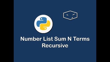 number list sum n terms recursive in python 😀