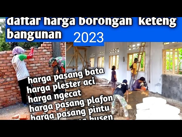 harga borong bangunan per meter persegi tahun   2023 terbaru oleh tukang bangunan class=