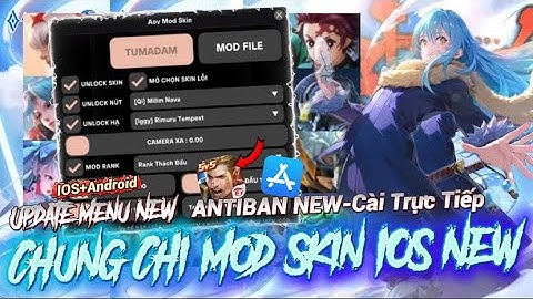 Chứng Chỉ Mới - Mod Skin Liên Quân iOS No Jailbreak ,Sau Update Ss4 Mới Nhất 