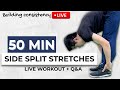 Beginner-Friendly Lower Body and Side Splits Stretching Follow Along - Home Workout