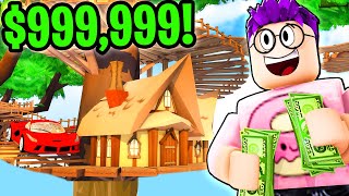 Can We Build The RICHEST TREEHOUSE MANSION In This Mansion Tycoon!? ($100,000,000 HOUSE BUILD)