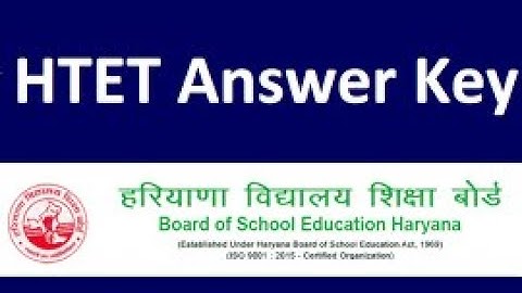 HTET Answer Key 2022 | HTET PGT Answer Key 2022(3 Dec 2022) | HTET Level 3 Answer Key & Cut Off 2022