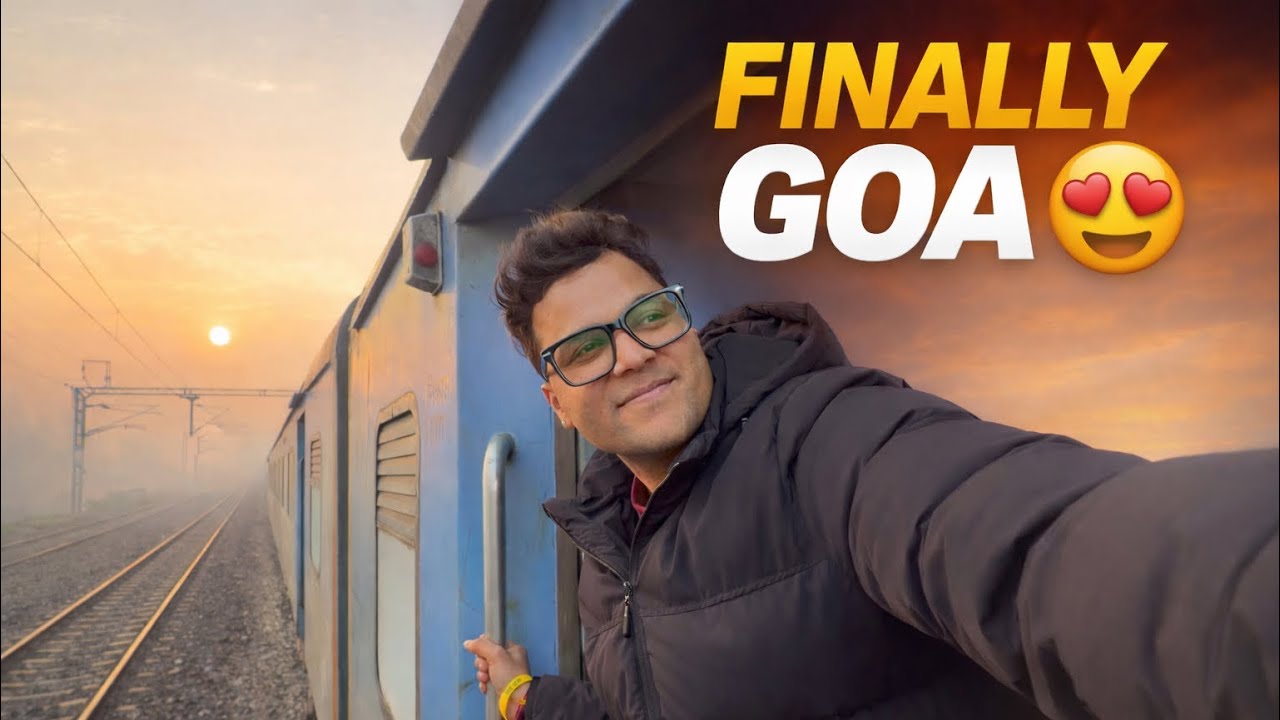 Finally Goa Ke Liye Nikal Gaye 😍✈️ | Solo Train Journey