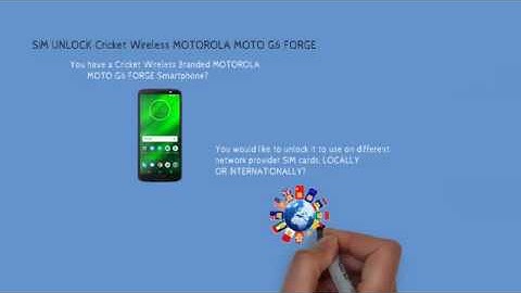 SIM Unlock Cricket Motorola G6 FORGE XT1922-9 For all networks