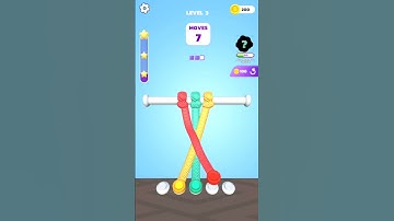 Tangle master 3d level 3 #shorts #shortvideo #foryou #shortgameplay #