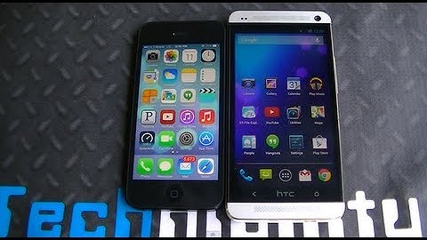 iOS 7 Gold Master on iPhone 5 vs. Android 4.3 Jelly Bean on HTC One