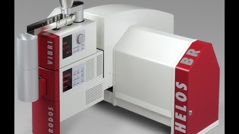 Analizador de Tamaño de partículas Helos Sympatec - Muestra de Cemento