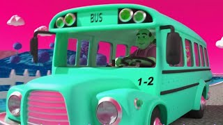 Cocomelon Wheels on the bus 58 seconds several versions video #car #racing