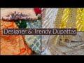 Designer Dupattas | Chikankari Dupatta on Kota Fabric | Leather Gota Work on Net Fabric | Ramji Sons