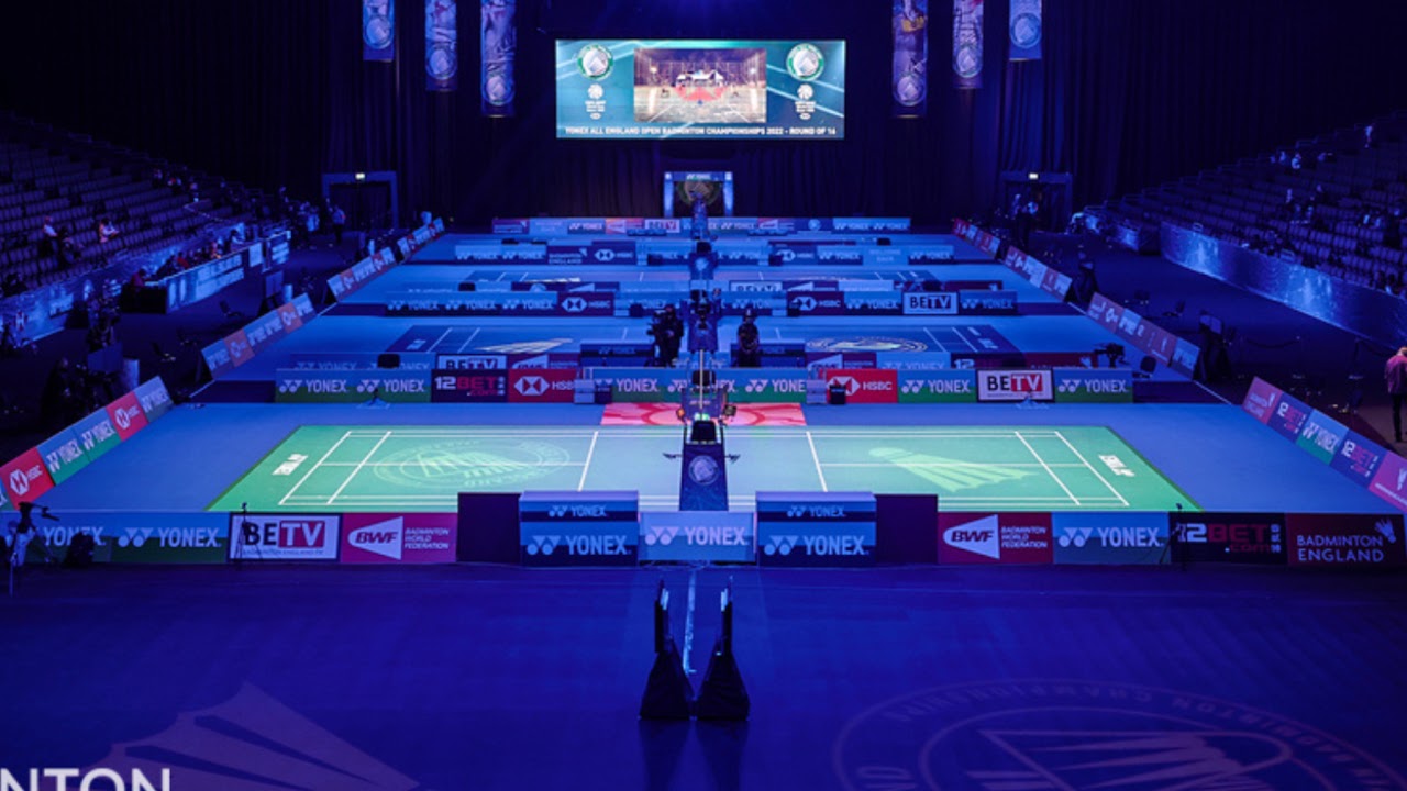 2023 English National Badminton Championships Saturday 4th Court 1