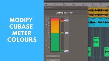 Change meter colours in CUBASE