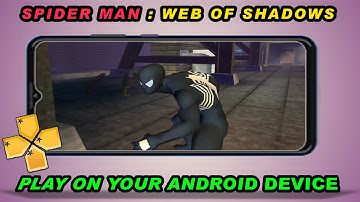 Spiderman : Web of Shadows PSP android gameplay