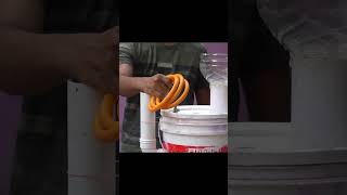 How to make free gas from garbage in paint drum