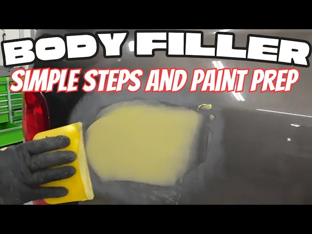 How to Bondo Video - Car Dent Repair Using a Body Filler - ABTL