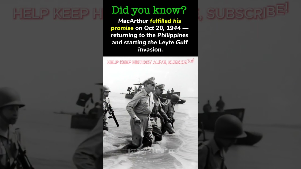 WW2 Japanese Admirals Laughed At MacArthur’s “I Shall Return”  