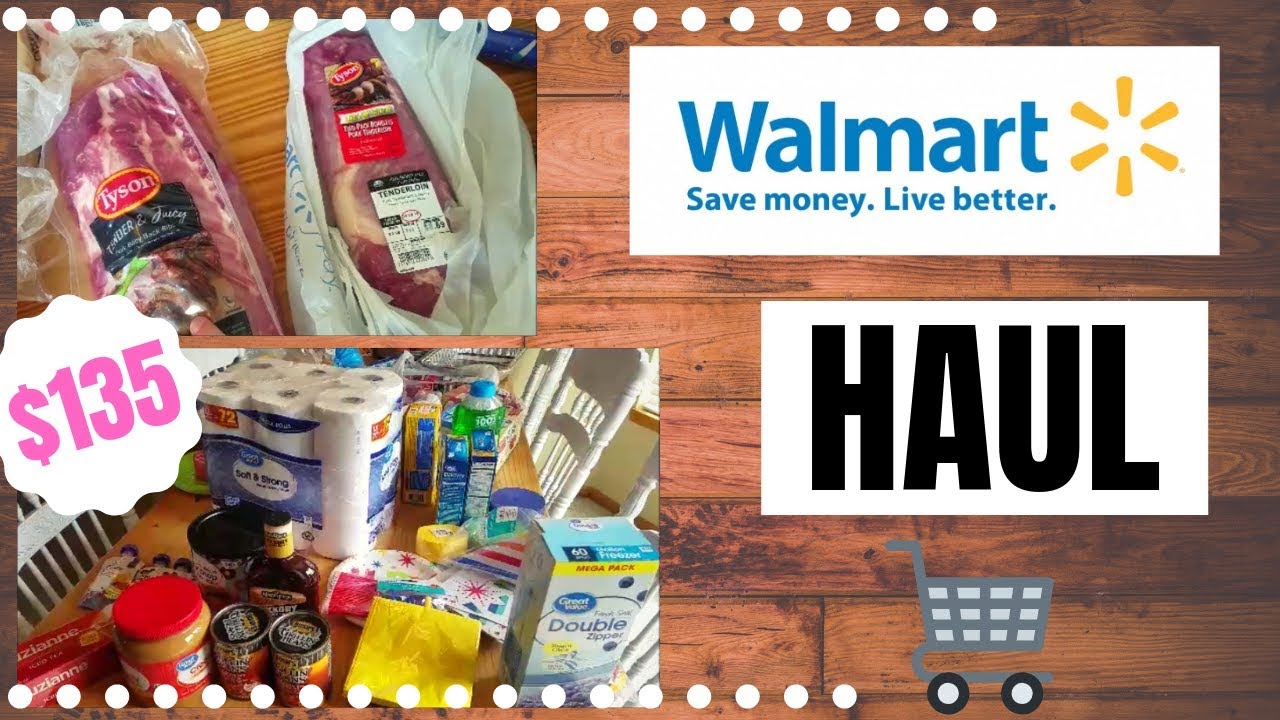 WALMART GROCERY HAUL || Birthday party supplies haul