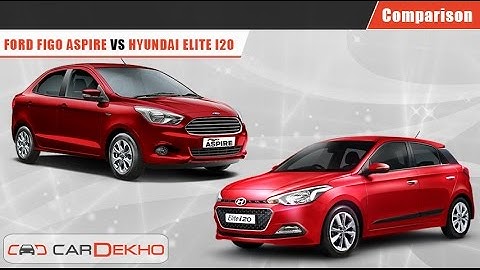 Ford Figo Aspire VS Elite i20 | Comparison Video | CarDekho.com