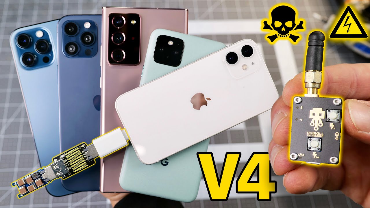 USB Killer V4 vs iPhone 12/12 Pro, Note 20 Ultra, Pixel 5 & More! Instant  Death? 