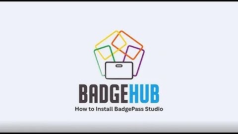 BadgeHub: How to Install BadgePass Studio