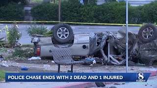 2 dead, 1 critically injured after stolen Hollister vehicle crashes during police chase
