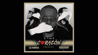Maître GIMS - Corazon ft. Lil Wayne & French Montana ( Lyrics / Les Paroles )