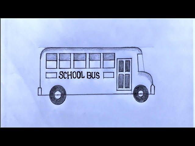 Learn to Draw a School Bus