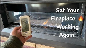 How to get Remote Gas Fireplace to Work  Superior Gas Dead Batteries IHP