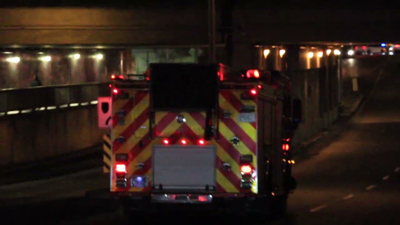 Toronto Fire Services Spare Pumper 442 & Toronto Paramedic Services Ambulance 864 Responding