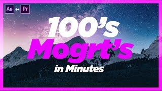100's of Motion Graphic Templates In Minutes! #MINDBLOWN 100's of Motion Graphic Templates In Minutes! #MINDBLOWN
