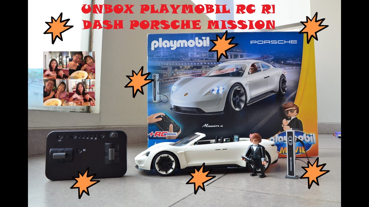 UNBOXING MY BIRTHDAY PRESENT PLAYMOBIL THE MOVIE "REX DASH PORSCHE