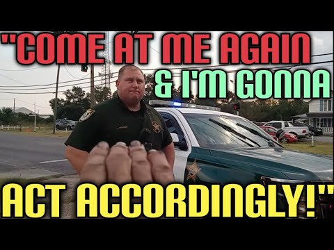 Hit By Car Man Disciplines Officers For Trying To Take His Weapon!