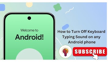 How to Turn Off Keyboard Typing Sound on any Android phone | Full Guide 2025