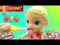 BÉ NA CHĂM SÓC BÚP BÊ BABY ALIVE DOLL Đồ chơi shopkins mới của KN Channel