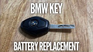 How to change a BMW diamond key battery. E46 E39 X3 X5 Z4