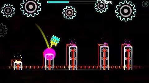 Geometry dash [If 9 Circles Was lv1] By Rockstr99 (Hard 4 stars)