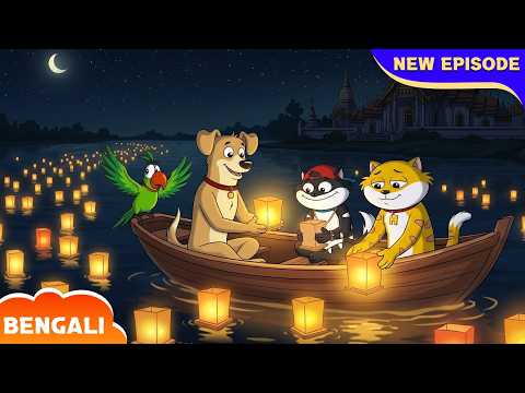 হানি বানির রাতের নৌকাবিহার | Honey Bunny Ep In Bangla | Funny Cartoon 2026