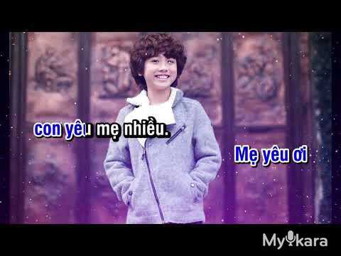 Video Mẹ yêu ơi Karaoke Bé Gia Khiêm BEAT nhạc sống - youtube