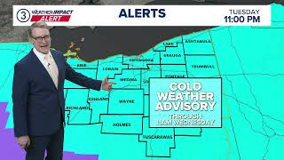 Cleveland area weather forecast: Way below-average temps continue through the end of the week