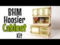 Miniature Hoosier Cabinet - Using a Bentley House Kit