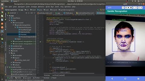 Simple Make Recognation Detection Gender with Android