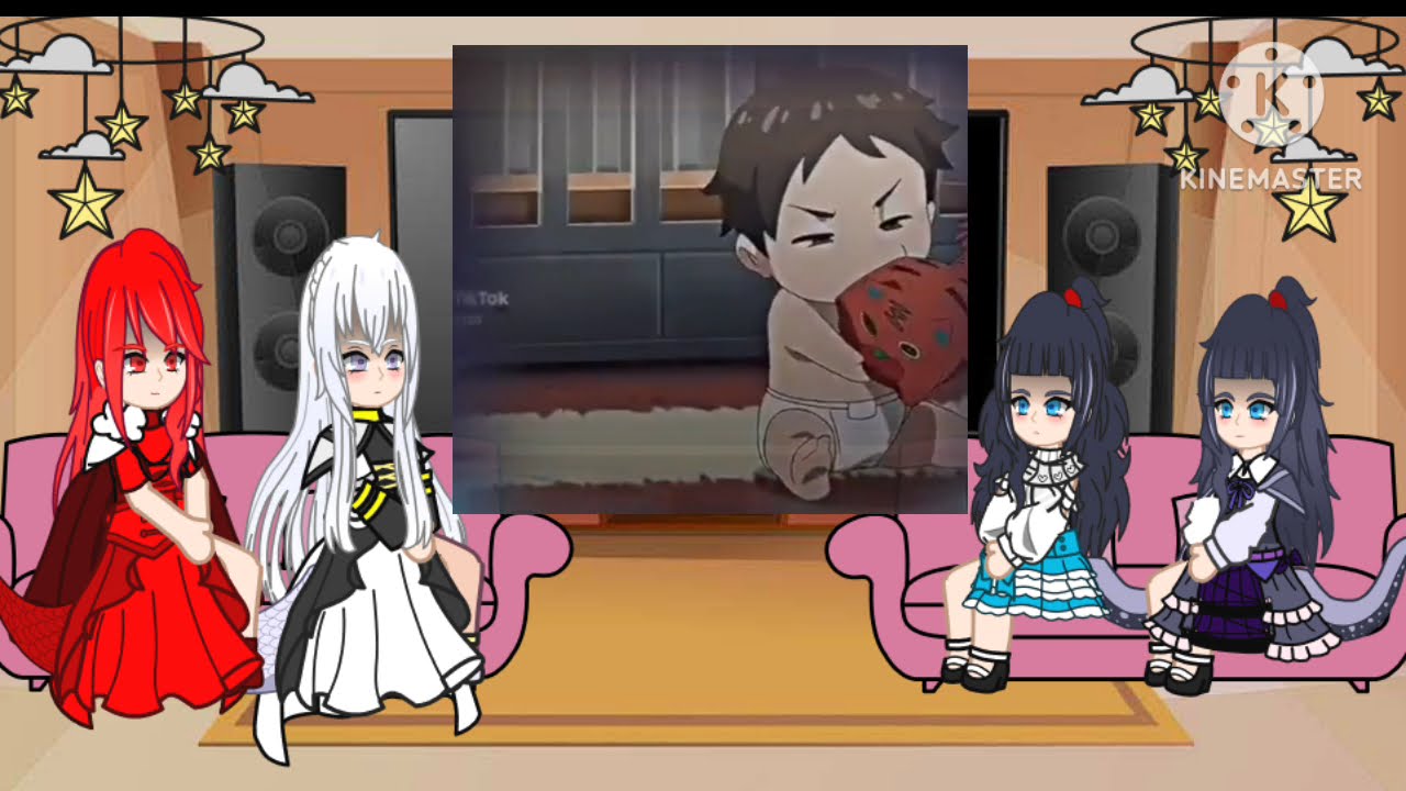 Shut up Evil Dragon React to Leon as Wang Ling . Part - 2 . Gacha React