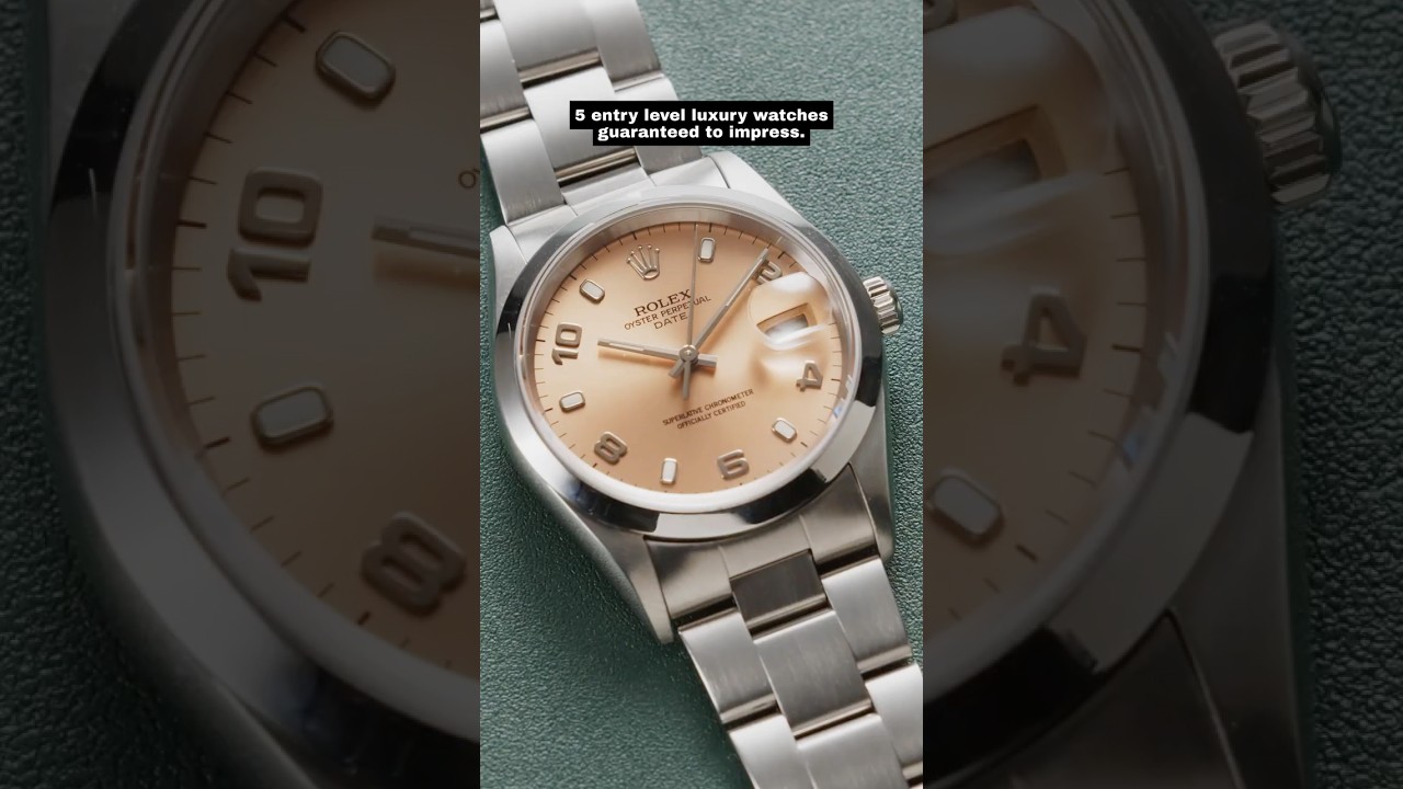 5 Entry-Level Luxury Watches Guaranteed To Impress
