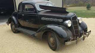 1935 Plymouth Coupe Barn Find Survivor